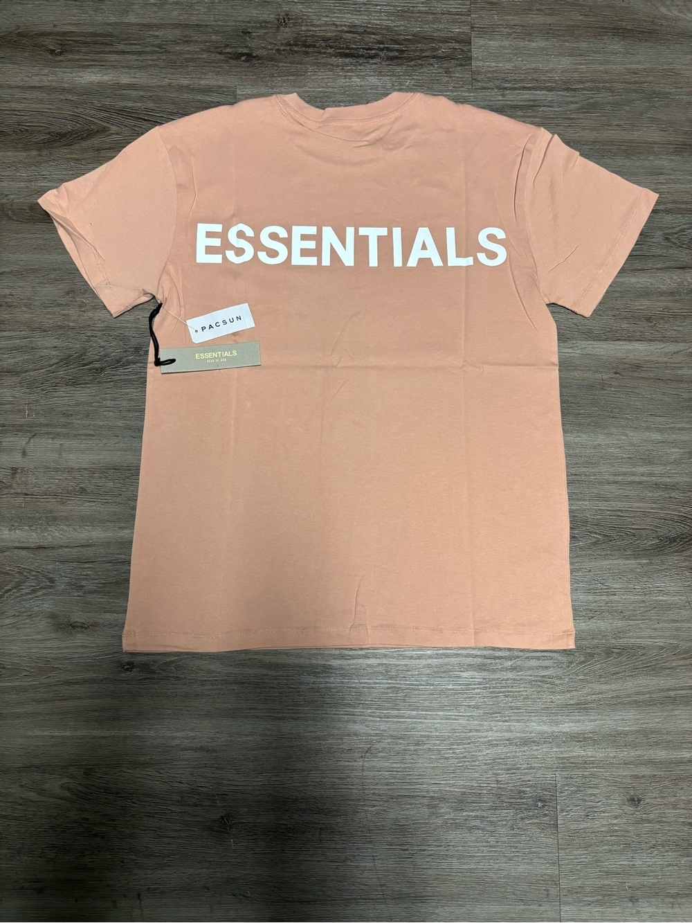FW19 fear of god essentials blush tee